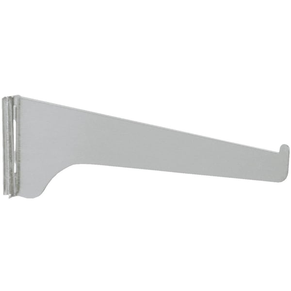 Knape & Vogt 180 Series 14 In. Anochrome Steel Regular-Duty Single-Slot Shelf Bracket 180 ANO 14 - main